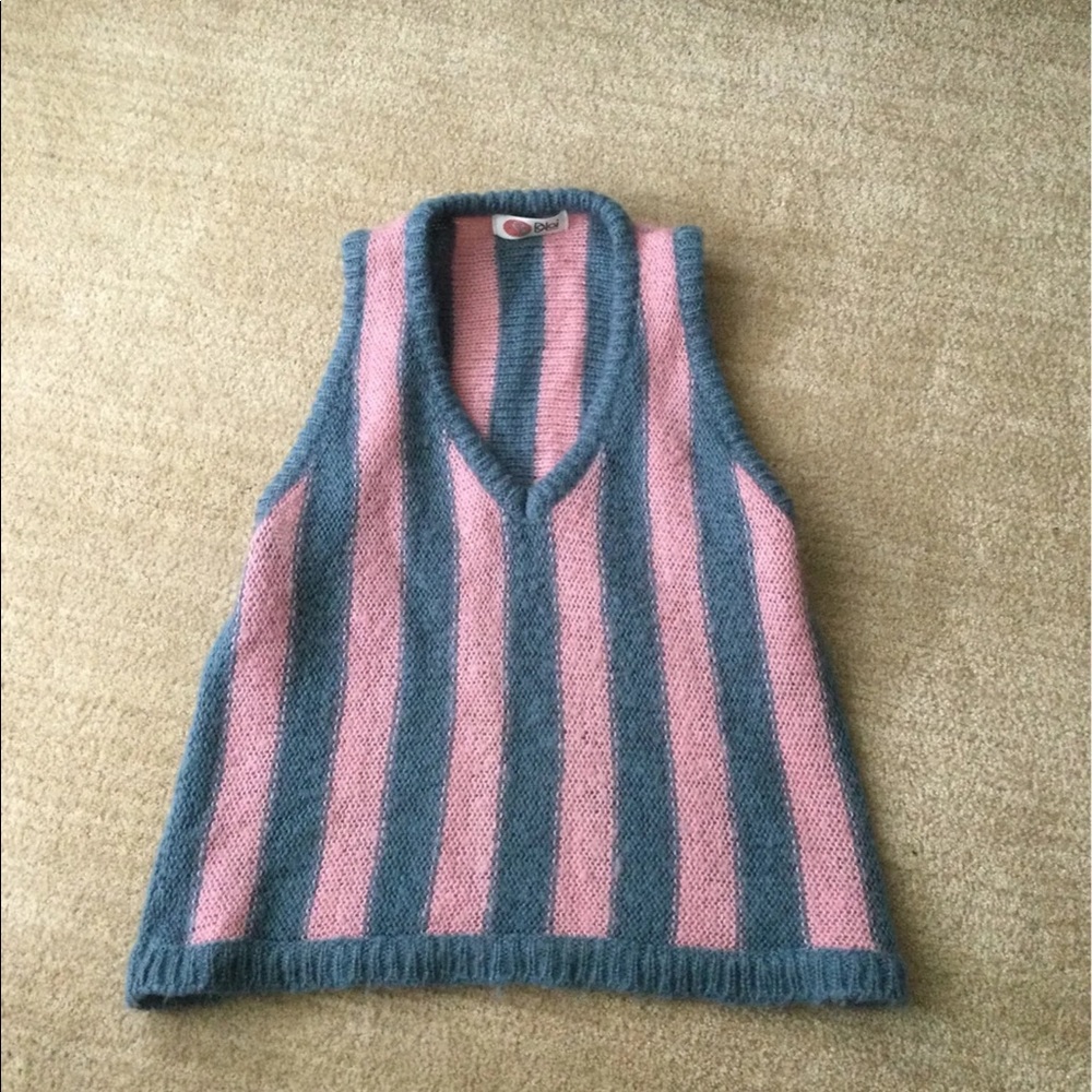 Sweater tank top
